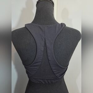 Lululemon Racerback Mesh Sports Bra Black Size 8
